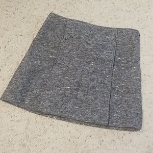 Theory wool blend mini skirt